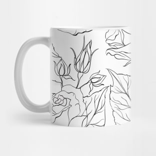Flower rose design style Mug
